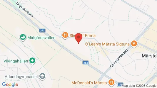 Lägenheter att hyra i Sigtuna - kort over placeringen