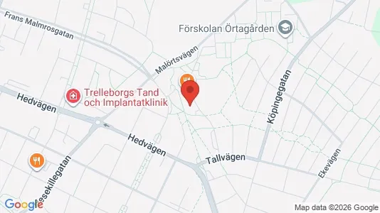 Lägenheter att hyra i Trelleborg - kort over placeringen