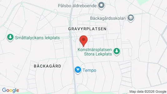 Lägenheter att hyra i Halmstad - kort over placeringen