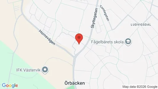 Bostadsrätter till salu i Västervik - kort over placeringen