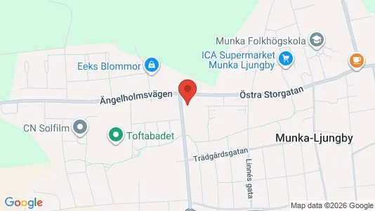 Lägenheter att hyra i Ängelholm - kort over placeringen