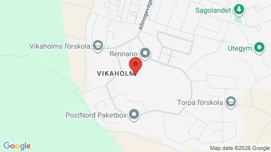 Lägenheter att hyra i Växjö - kort over placeringen