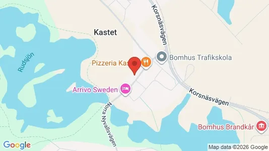 Lägenheter att hyra i Gävle - kort over placeringen