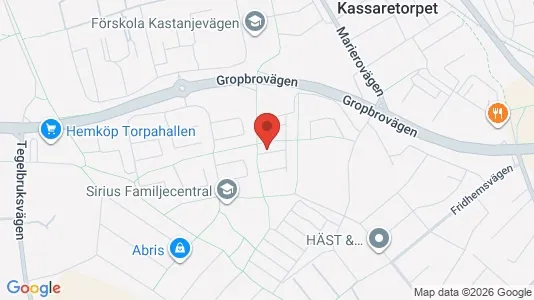 Bostadsrätter till salu i Vänersborg - kort over placeringen