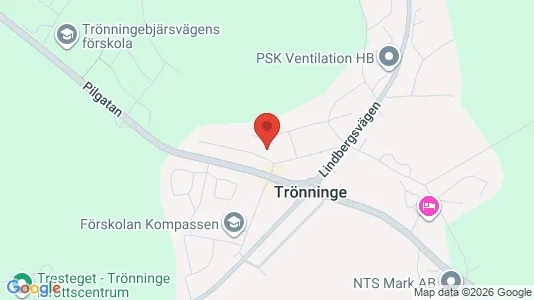Bostadsrätter till salu i Varberg - kort over placeringen