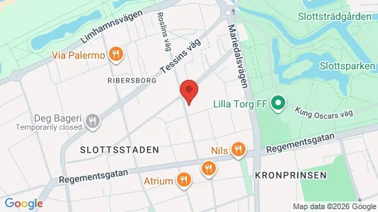 Lägenheter att hyra i Malmö Centrum - kort over placeringen