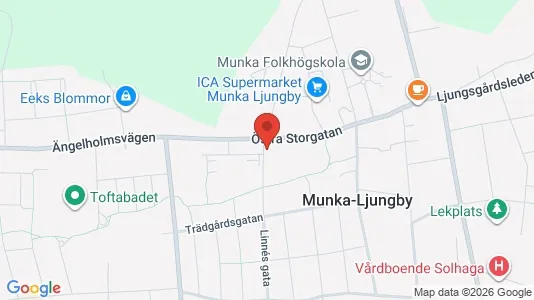 Lägenheter till salu i Ängelholm - kort over placeringen