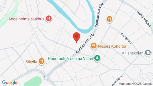 Bostadsrätter till salu i Ängelholm - kort over placeringen