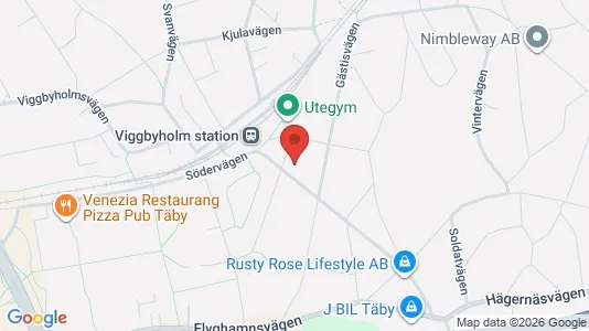 Bostadsrätter till salu i Täby - kort over placeringen