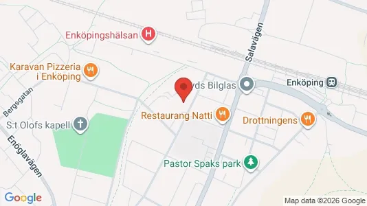 Bostadsrätter till salu i Enköping - kort over placeringen