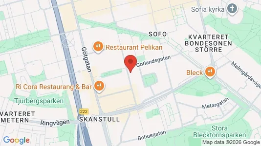 Lägenheter att hyra i Södermalm - kort over placeringen