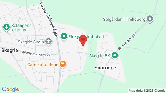 Lägenheter till salu i Trelleborg - kort over placeringen