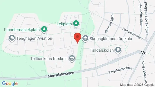 Bostadsrätter till salu i Kristianstad - kort over placeringen