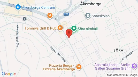 Lägenheter att hyra i Österåker - kort over placeringen