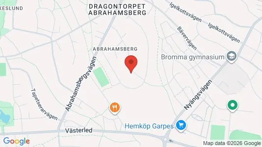 Lägenheter till salu i Västerort - kort over placeringen