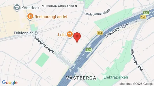Lägenheter till salu i Söderort - kort over placeringen