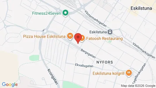 Lägenheter att hyra i Eskilstuna - kort over placeringen