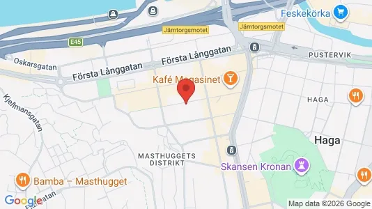 Lägenheter att hyra i Göteborg Centrum - kort over placeringen