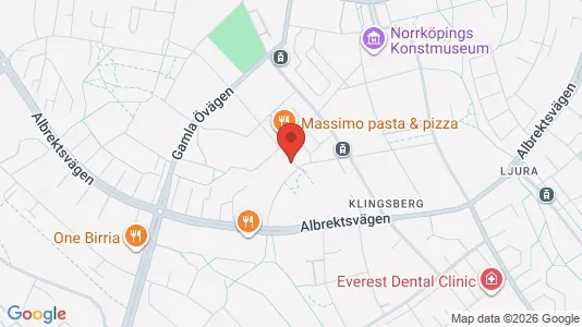 Bostadsrätter till salu i Norrköping - kort over placeringen