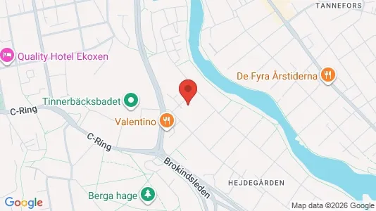 Bostadsrätter till salu i Linköping - kort over placeringen