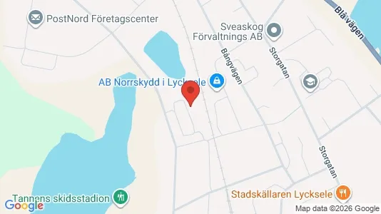 Lägenheter att hyra i Lycksele - Bild från Google Street View