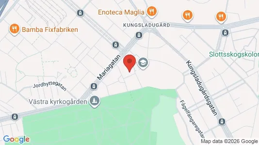 Lägenheter till salu i Majorna-Linné - kort over placeringen