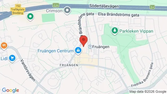 Bostadsrätter till salu i Söderort - kort over placeringen