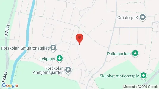 Bostadsrätter till salu i Grästorp - kort over placeringen