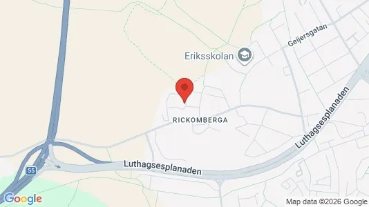 Bostadsrätter till salu i Uppsala - kort over placeringen