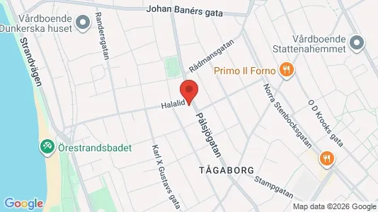 Lägenheter att hyra i Helsingborg - kort over placeringen