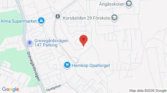 Lägenheter till salu i Askim-Frölunda-Högsbo - kort over placeringen