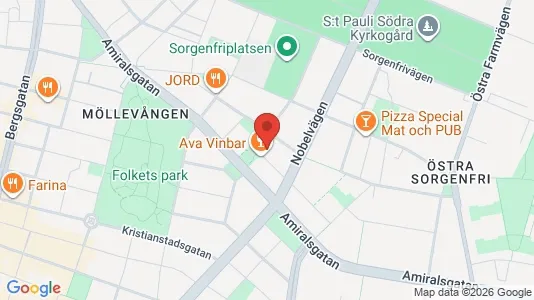 Lägenheter till salu i Malmö Centrum - kort over placeringen