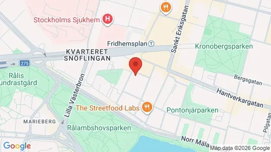 Lägenheter till salu i Kungsholmen - kort over placeringen