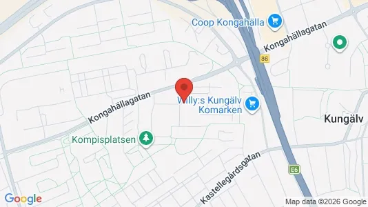 Bostadsrätter till salu i Kungälv - kort over placeringen