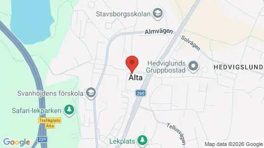 Lägenheter att hyra i Nacka - kort over placeringen