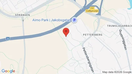 Lägenheter att hyra i Västerås - kort over placeringen