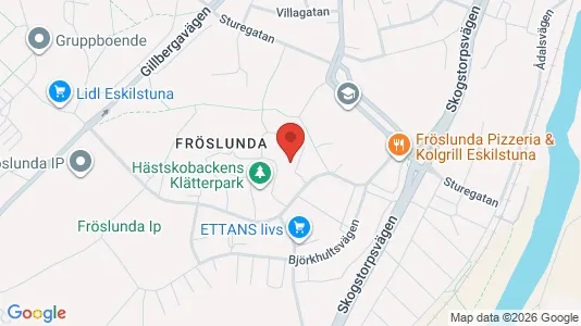 Lägenheter att hyra i Eskilstuna - kort over placeringen