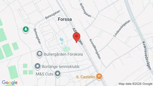 Lägenheter att hyra i Borlänge - kort over placeringen