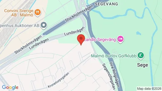 Lägenheter till salu i Malmö Centrum - kort over placeringen
