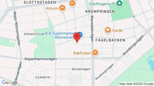 Lägenheter till salu i Malmö Centrum - kort over placeringen