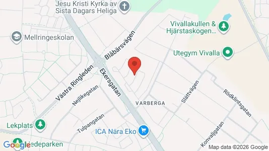 Lägenheter till salu i Örebro - kort over placeringen