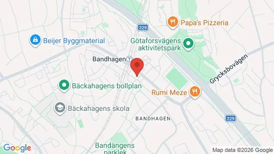 Bostadsrätter till salu i Söderort - kort over placeringen