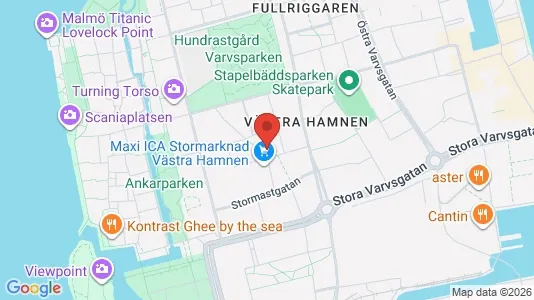 Lägenheter till salu i Malmö Centrum - kort over placeringen