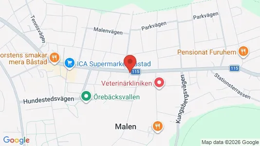 Lägenheter till salu i Båstad - kort over placeringen