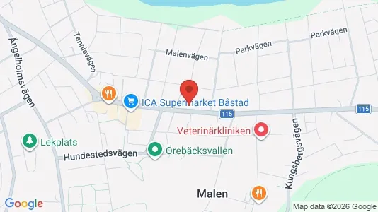 Lägenheter till salu i Båstad - kort over placeringen