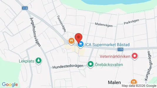 Lägenheter till salu i Båstad - kort over placeringen