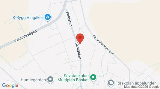 Bostadsrätter till salu i Vingåker - kort over placeringen