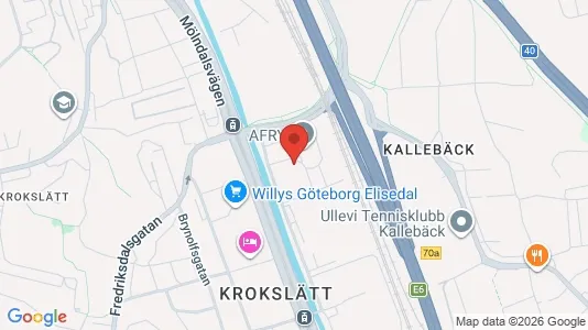 Bostadsrätter till salu i Johanneberg - kort over placeringen