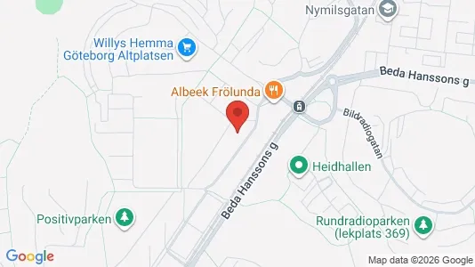 Bostadsrätter till salu i Askim-Frölunda-Högsbo - kort over placeringen