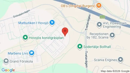 Lägenheter att hyra i Södertälje - kort over placeringen